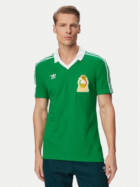 adidas Tricou tehnic Mexico Home Jersey 1986 JN3710 Slim Fit