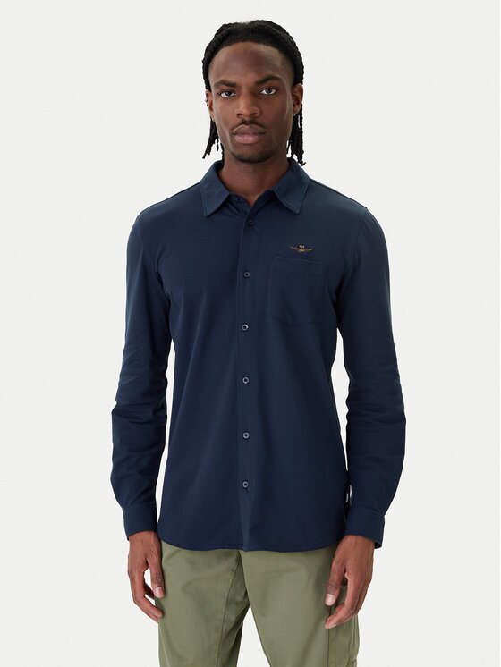 Aeronautica Militare Cămașă 261CA1313UP00408 Regular Fit