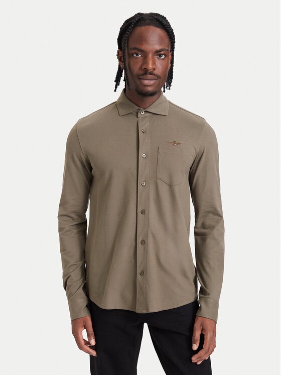Aeronautica Militare Cămașă 262CA1313UP00408 Regular Fit