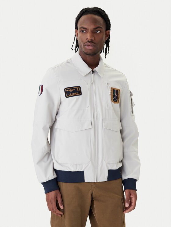 Aeronautica Militare Geacă bomber 261AB3049UCT04290 Regular Fit