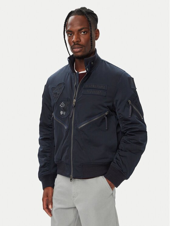 Aeronautica Militare Geacă bomber 262AB3077UCT04361 Regular Fit