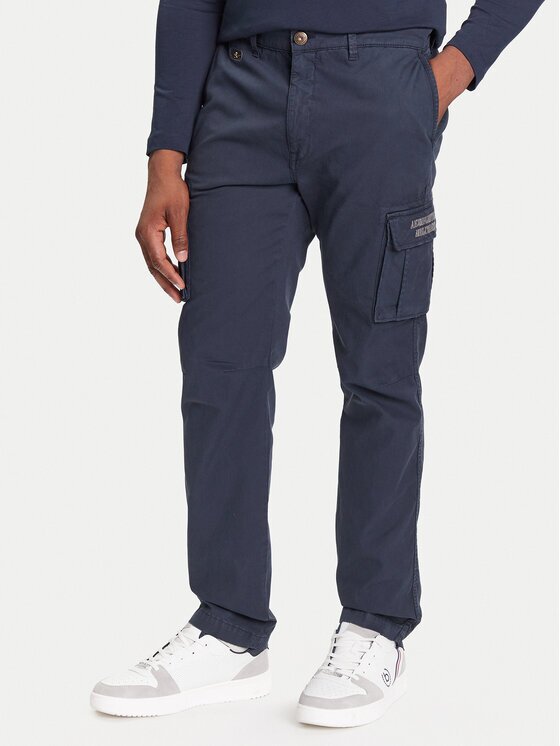 Aeronautica Militare Pantaloni din material 252PA1329UCT0244 Regular Fit