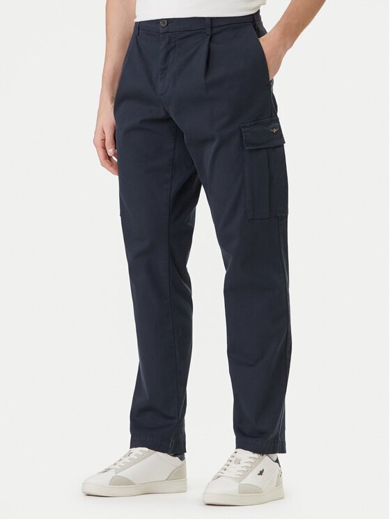 Aeronautica Militare Pantaloni din material 261PA1718UCT04331 Regular Fit