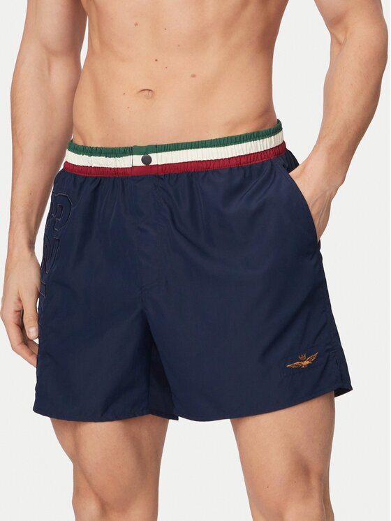 Aeronautica Militare Pantaloni scurți pentru înot 261BW0233UCT02967 Regular Fit