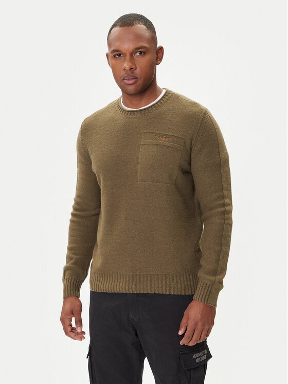 Aeronautica Militare Pulover 252MA1586UL00904 Regular Fit