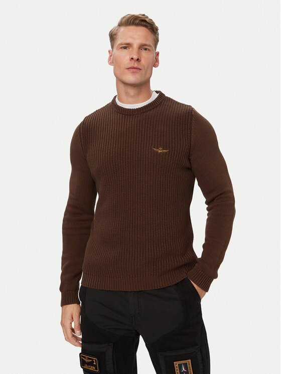 Aeronautica Militare Pulover 262MA1571UL00409 Regular Fit