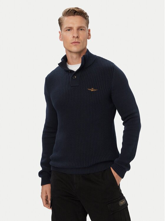 Aeronautica Militare Pulover 262MA1572UL00409 Regular Fit