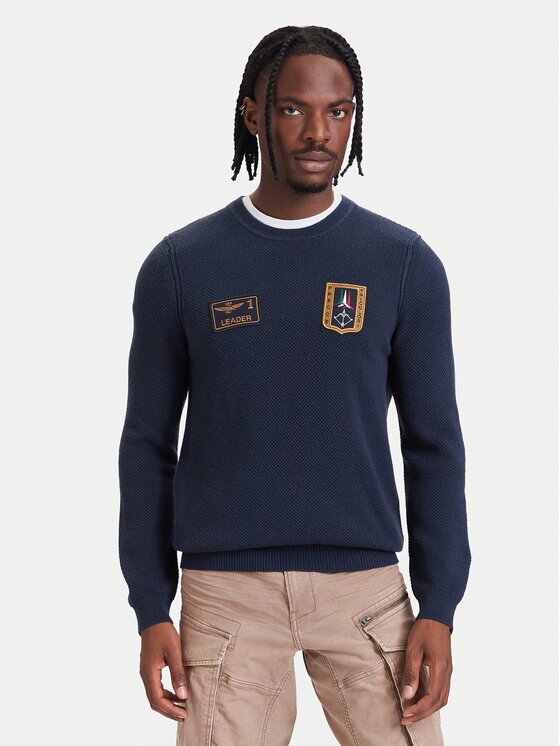 Aeronautica Militare Pulover 262MA1659UL00903 Regular Fit