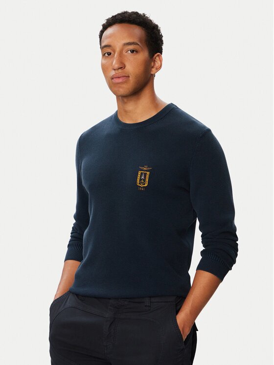 Aeronautica Militare Pulover 262MA1667UL00463 Regular Fit