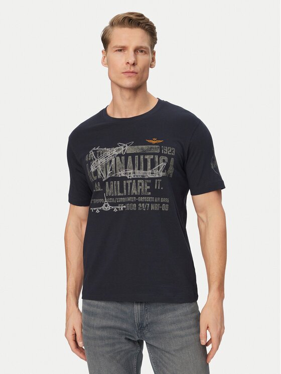 Aeronautica Militare Tricou 261TS2535UJ00641 Regular Fit