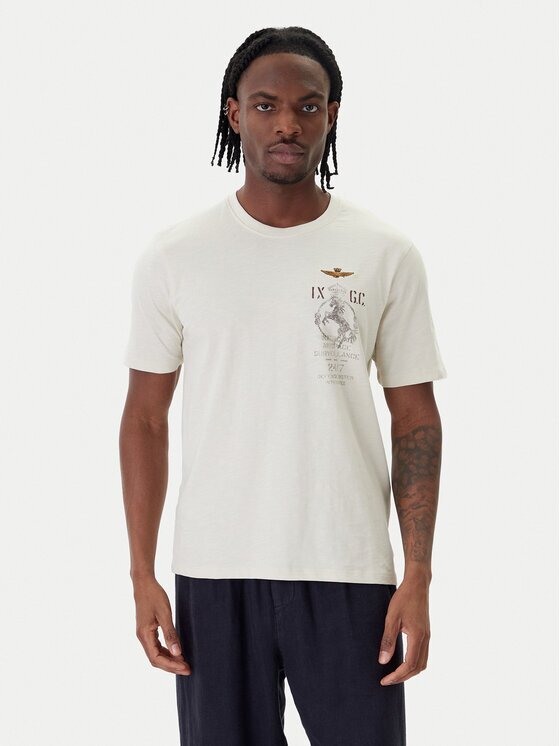 Aeronautica Militare Tricou 261TS2543UJ00686 Regular Fit