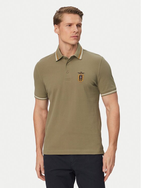 Aeronautica Militare Tricou polo 261PO1914UP00403 Regular Fit