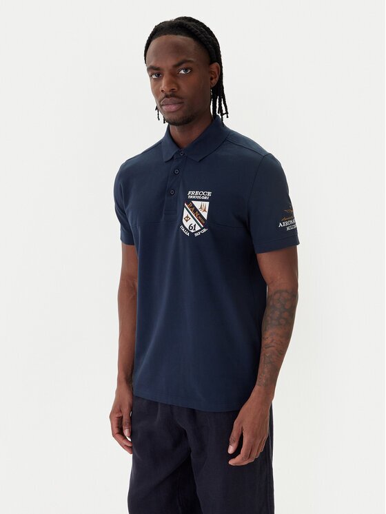 Aeronautica Militare Tricou polo 261PO1915UP00191 Regular Fit