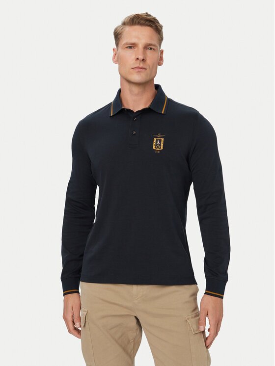 Aeronautica Militare Tricou polo 262PO1940UJ00663 Regular Fit