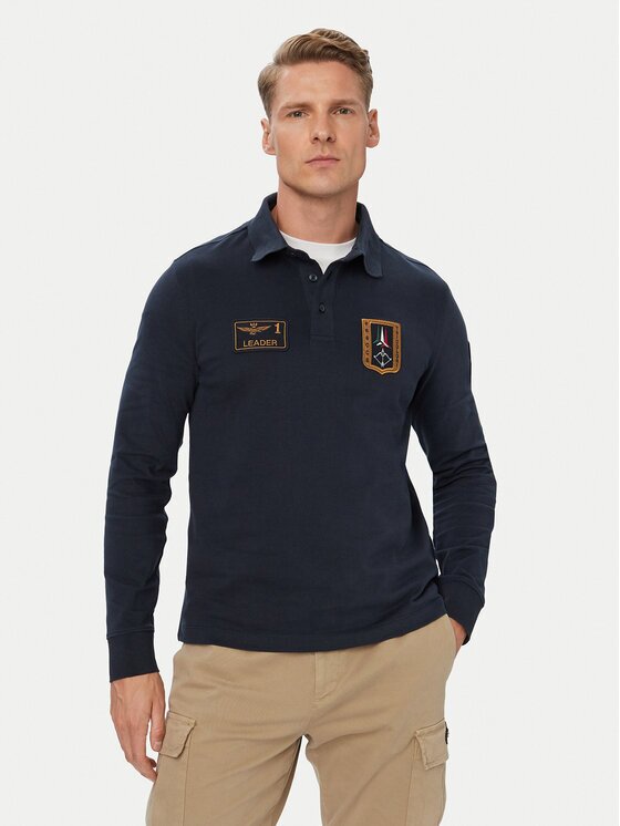 Aeronautica Militare Tricou polo 262PO1941UJ00703 Regular Fit