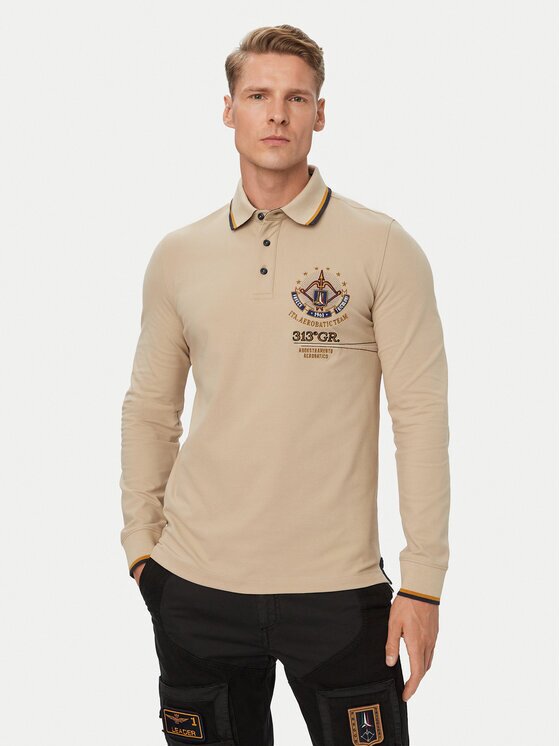 Aeronautica Militare Tricou polo 262PO1942UP00400 Regular Fit