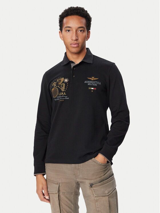 Aeronautica Militare Tricou polo 262PO1946UJ00703 Regular Fit