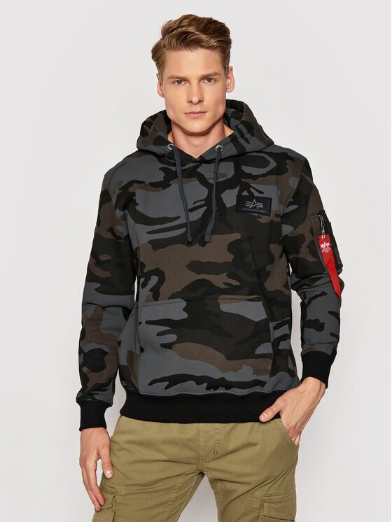 Alpha Industries Bluză Print Camo 178318C Regular Fit