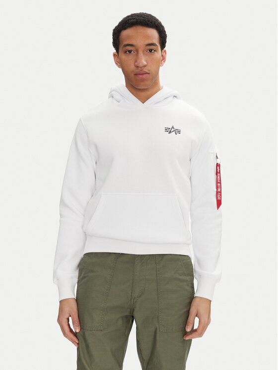 Alpha Industries Bluză Signature Back Print 148341 Regular Fit