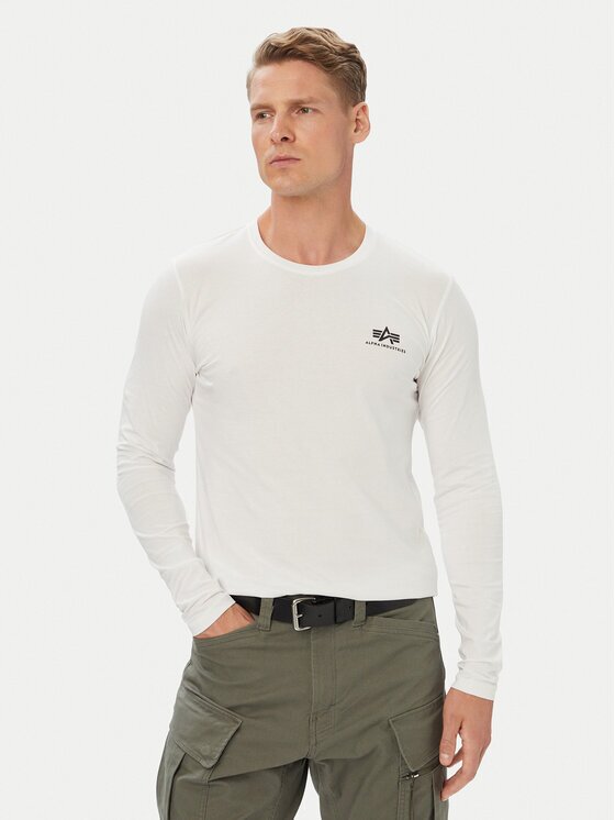 Alpha Industries Longsleeve Basic Small Logo 198517 Regular Fit