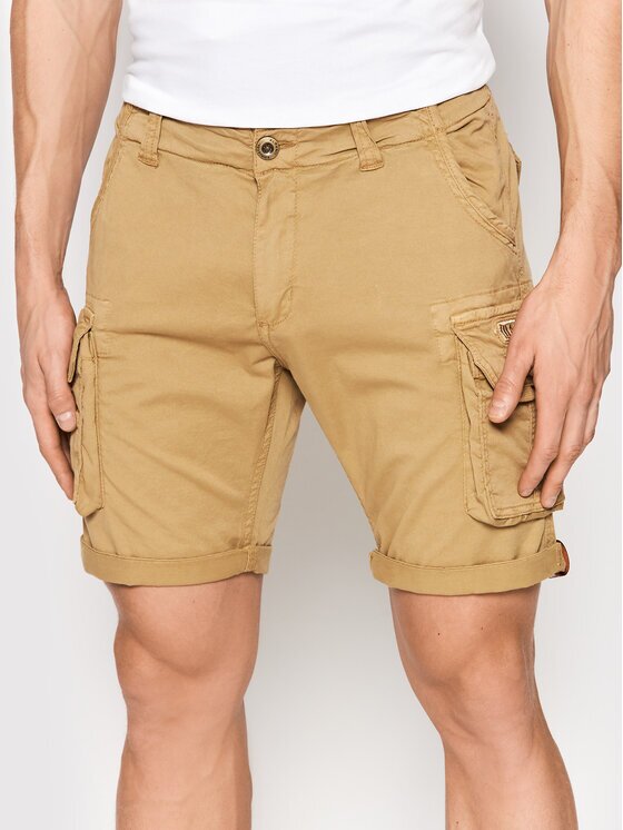 Alpha Industries Pantalon scurți din material Crew 176203 Regular Fit