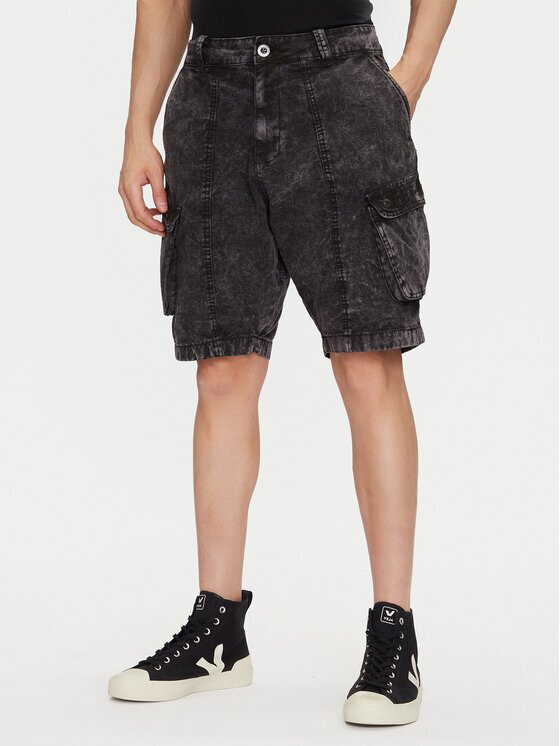Alpha Industries Pantaloni scurți de blugi Canvas Acid Short 156259 Regular Fit