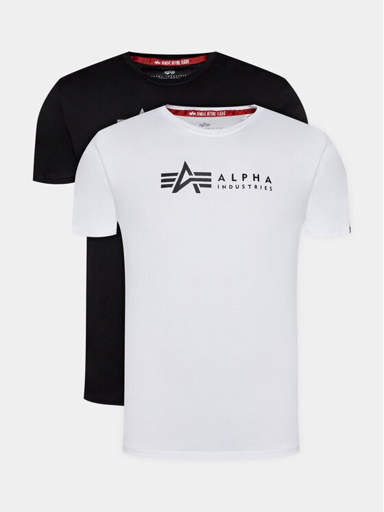 Alpha Industries Set de tricouri﻿ Alpha Label T 118534 Regular Fit