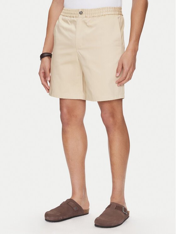 AMI Paris Pantalon scurți din material HSO303.CO0103 Regular Fit
