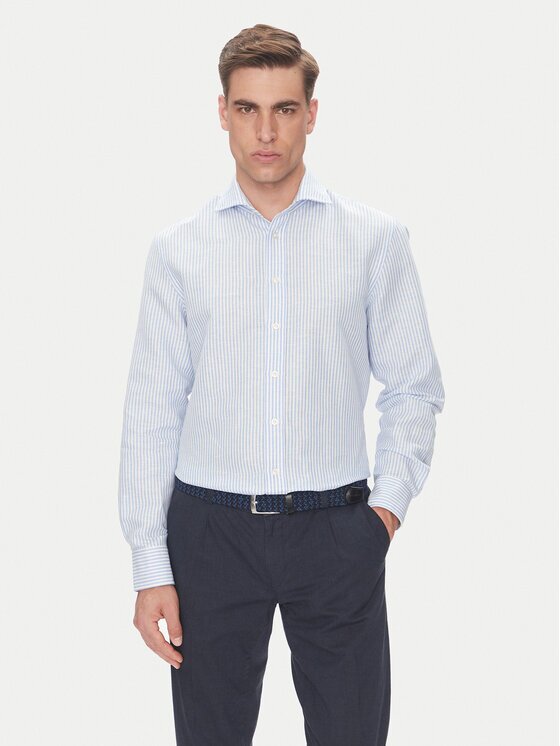 BALDESSARINI Cămașă B3 10012.3710 Albastru celest Regular Fit