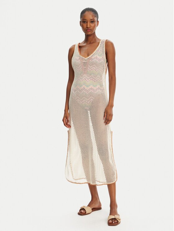 Banana Moon Rochie de plajă Tupai Hayato MFU11 Écru Regular Fit