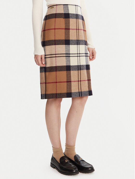 Barbour Fustă mini Rosa LSK0064BR37 Regular Fit