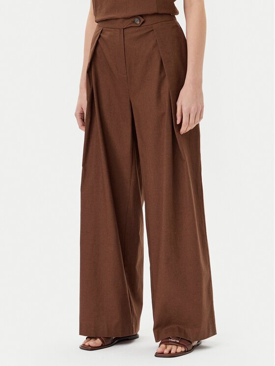 Barbour Pantaloni din material Lucy LTR0384BR53 Regular Fit