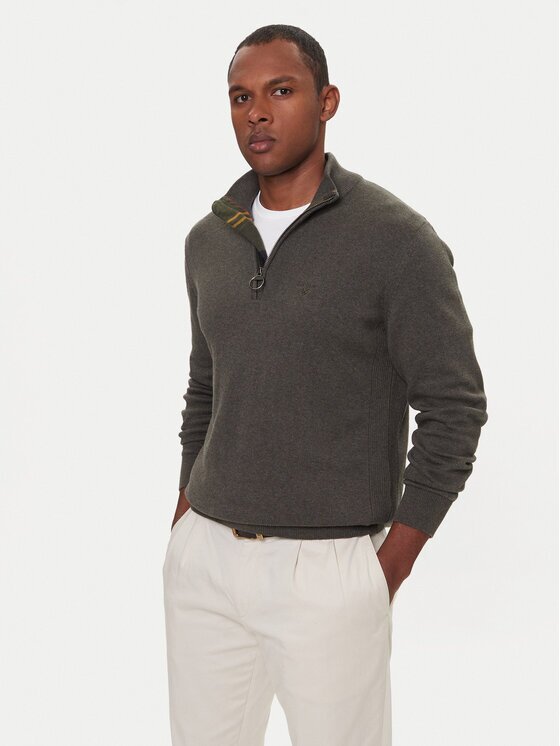 Barbour Pulover Half Zip MKN1074OL91 Regular Fit