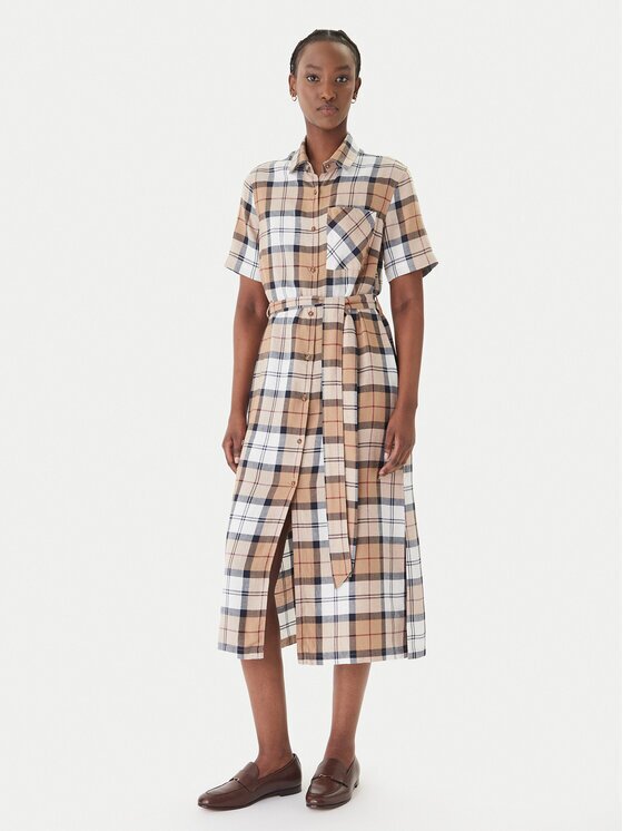 Barbour Rochie tip cămașă Fern LDR0988BR37 Slim Fit
