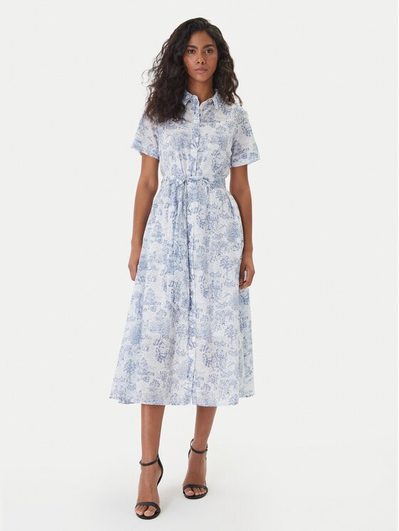 Barbour Rochie tip cămașă LDR0979BL28 Regular Fit