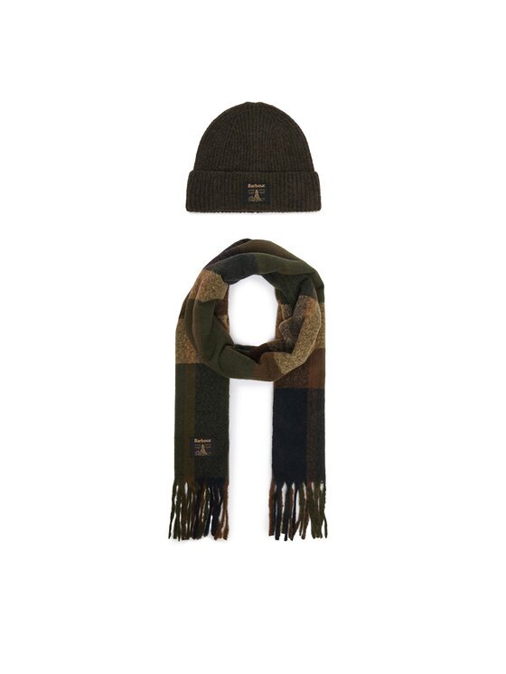 Barbour Set Fular și Căciulă MGS0095OL71
