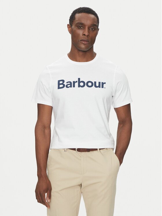 Barbour Tricou Logo MTS0531WH51 Tailored Fit