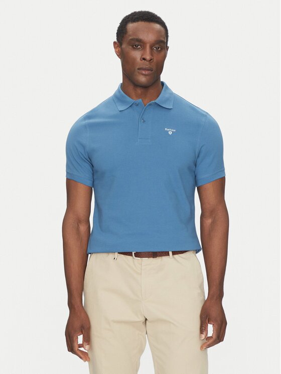 Barbour Tricou polo Original Sports MML0358BU67 Tailored Fit