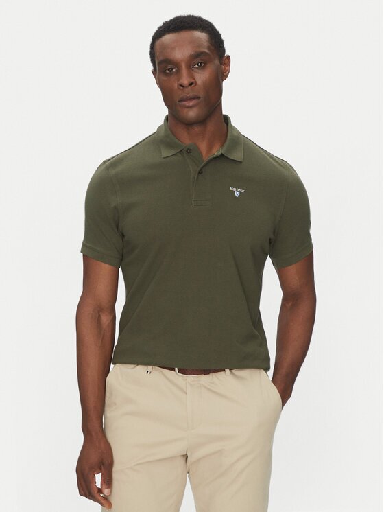 Barbour Tricou polo Original Sports MML0358OL71 Tailored Fit