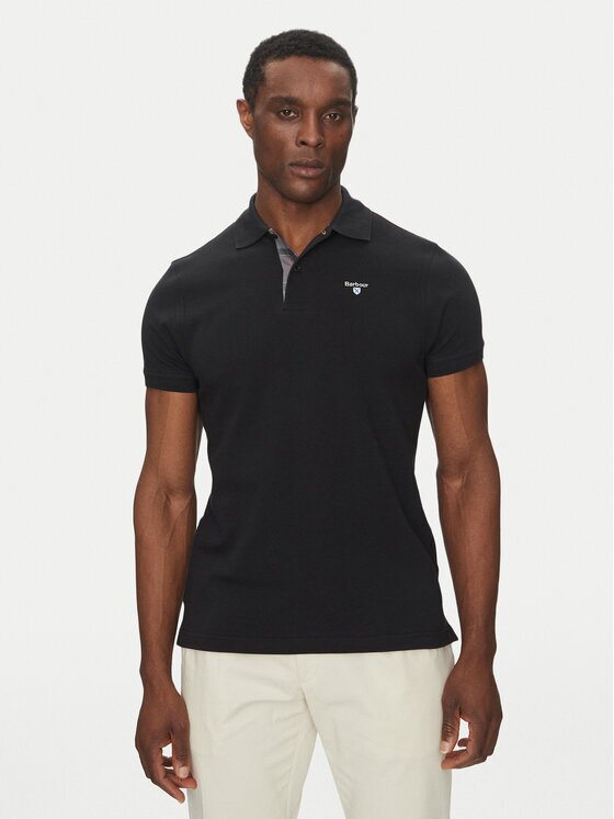 Barbour Tricou polo Tartan MML0012BK31 Regular Fit