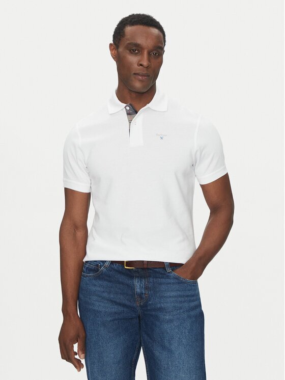 Barbour Tricou polo Tartan MML0012WH11 Tailored Fit