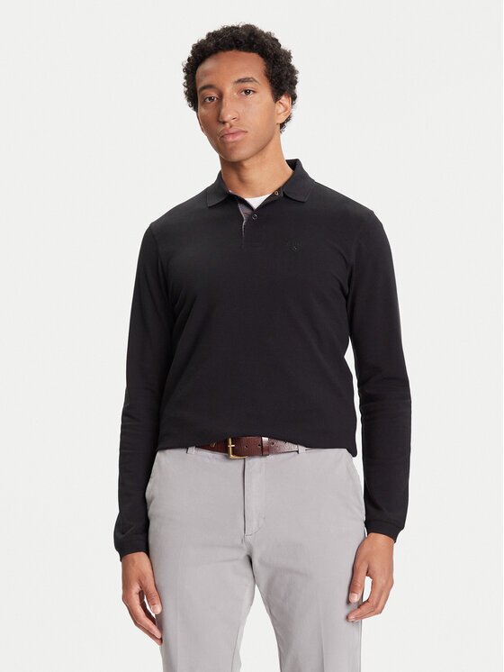 Barbour Tricou polo Tartan MML0705BK31 Regular Fit