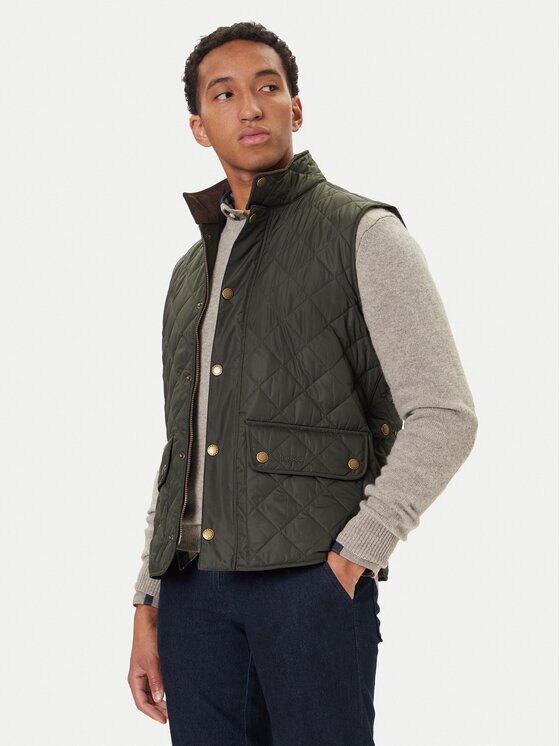Barbour Vestă elegantă MGI0245GN71 Regular Fit