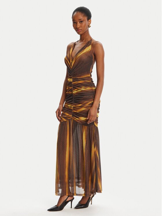 BARDOT Rochie cocktail Aries Mesh Maxi 59999DB Slim Fit