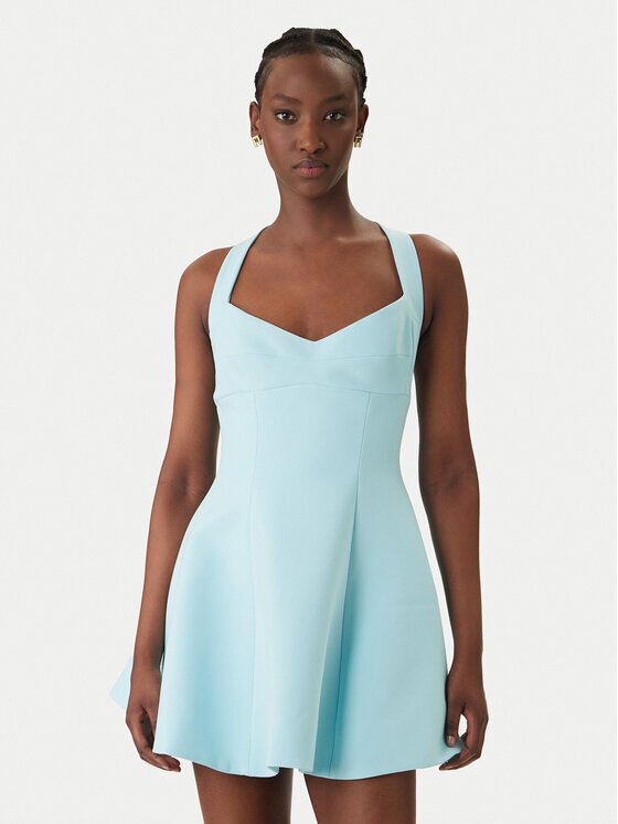 BARDOT Rochie cocktail Deserae Halter Neck 60380DB Albastru celest Regular Fit