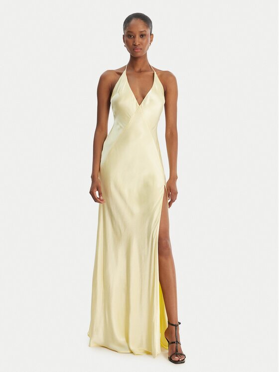 BARDOT Rochie de seară Yve Contrast Halter 59315DB Slim Fit