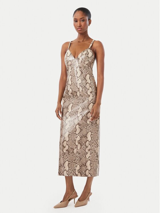 BARDOT Rochie din imitație de piele Estine 60086DB1 Slim Fit