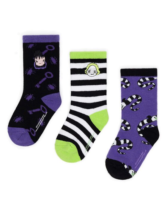 BEETLEJUICE Șosete lungi ACCCS-AW24-324WBBJ