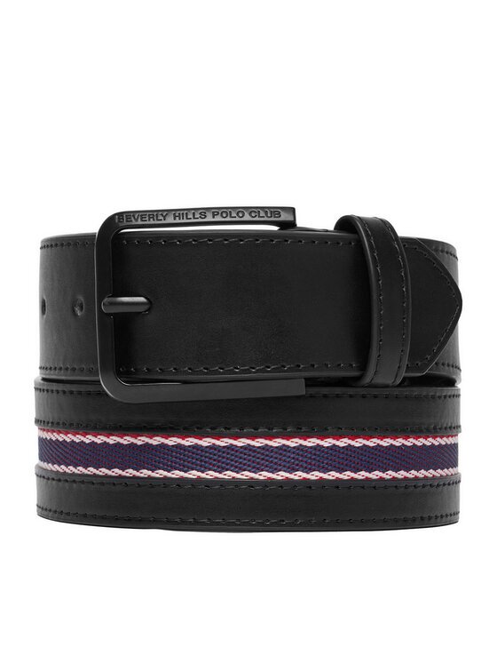 Beverly Hills Polo Club Curea CEO-BHPC-M2-002-SS26 Negru