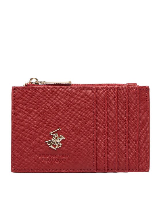 Beverly Hills Polo Club Etui pentru carduri CWBEO-BHPC-W1-003-AW26 Roșu